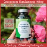  Dầu cá omega-3 hàm lượng cao | Nycoplus Høykonsentrert Omega-3 1000 mg 