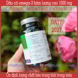  Dầu cá omega-3 hàm lượng cao | Nycoplus Høykonsentrert Omega-3 1000 mg 