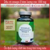  Dầu cá omega-3 hàm lượng cao | Nycoplus Høykonsentrert Omega-3 1000 mg 