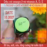  Dầu cá omega-3 và vitamin A, D, E | Biopharma Trippel Omega-3 
