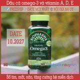 Dầu cá omega-3 và vitamin A, D, E | Biopharma Trippel Omega-3 