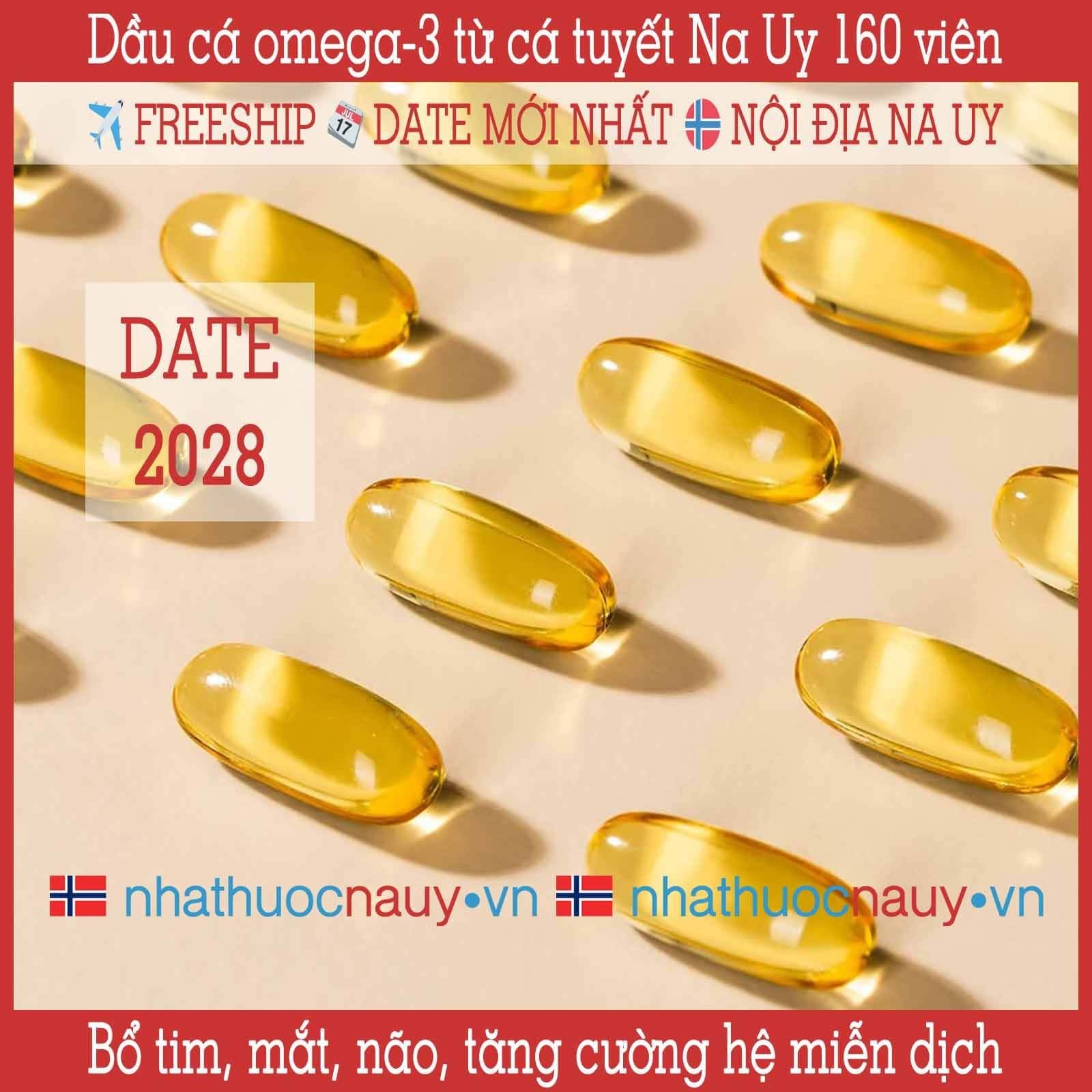  Dầu cá tuyết Na Uy 160 viên | Möller’s Trankapsler 