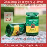  Dầu cá tuyết Na Uy 160 viên | Möller’s Trankapsler 