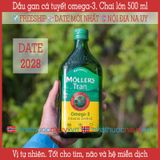 Dầu gan cá tuyết vị tự nhiên | Möller’s Tran naturell | Chai lớn 500 ml 