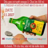  Dầu gan cá tuyết vị chanh | Möller’s Tran sitron | Chai lớn 500 ml 