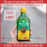  Dầu gan cá tuyết vị chanh | Möller’s Tran sitron 