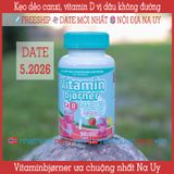  Kẹo dẻo canxi + vitamin D Vitaminbjørner vị dâu tây 