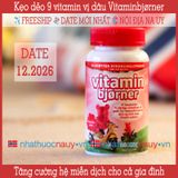  Kẹo gấu vitamin Vitaminbjørner vị dâu 