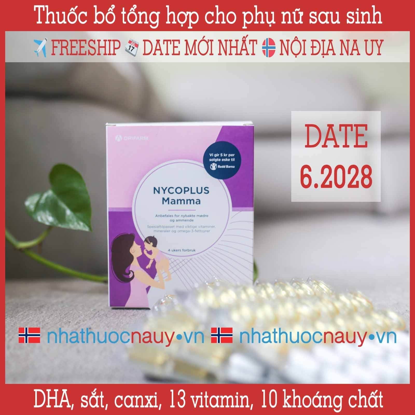  Thuốc bổ tổng hợp cho phụ nữ sau sinh | Nycoplus Mamma 