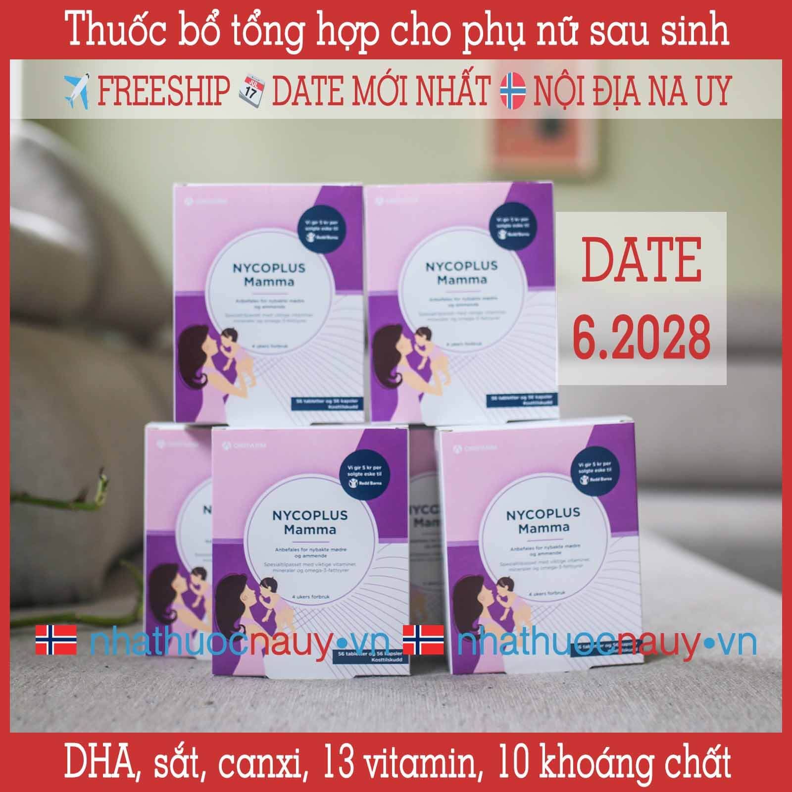  Thuốc bổ tổng hợp cho phụ nữ sau sinh | Nycoplus Mamma 