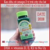  Dầu cá omega-3 và vitamin vị trái cây cho bé | Biopharma Trippel Omega-3 Barn 