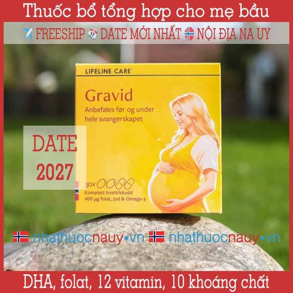 Lifeline Care Gravid | Viên uống tổng hợp từ Na Uy cho mẹ bầu