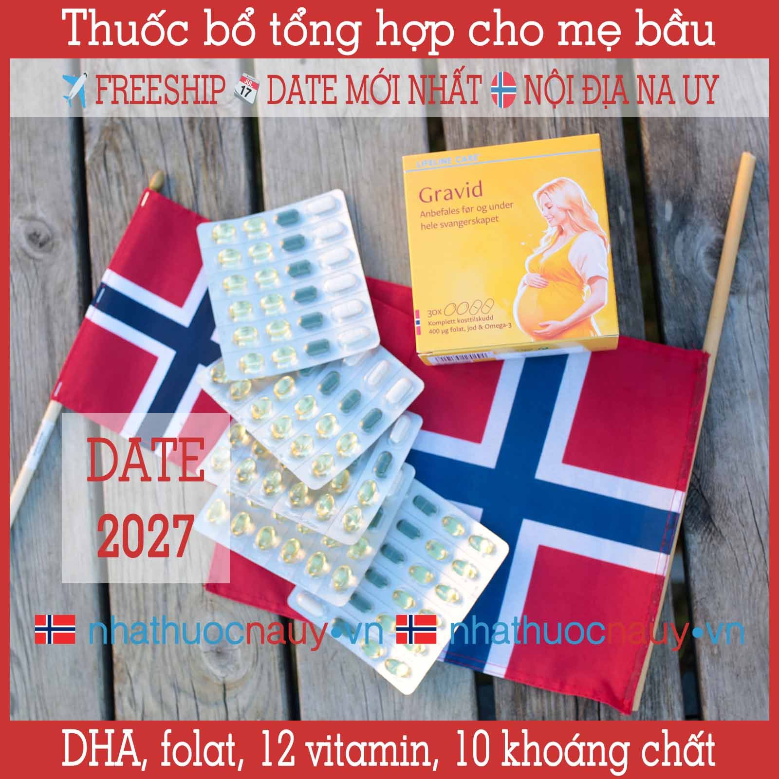  Thuốc bổ tổng hợp cho phụ nữ đang mang thai | Lifeline Care Gravid 