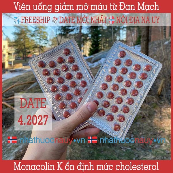  Viên uống giảm mỡ máu Bio-Rødris Naturell 
