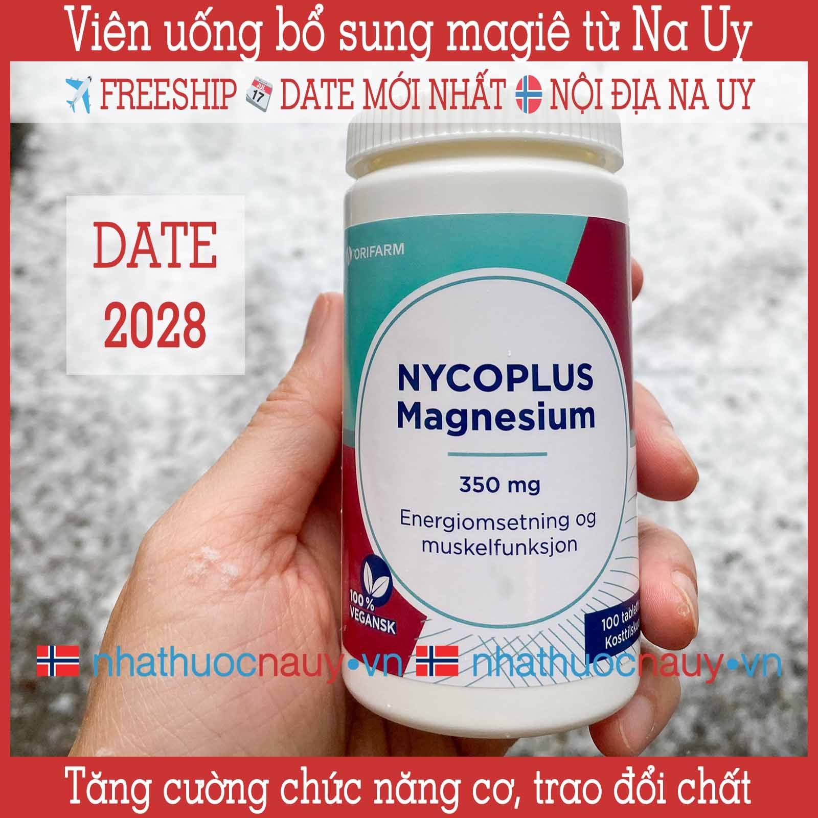 Viên uống magiê Nycoplus Magnesium 