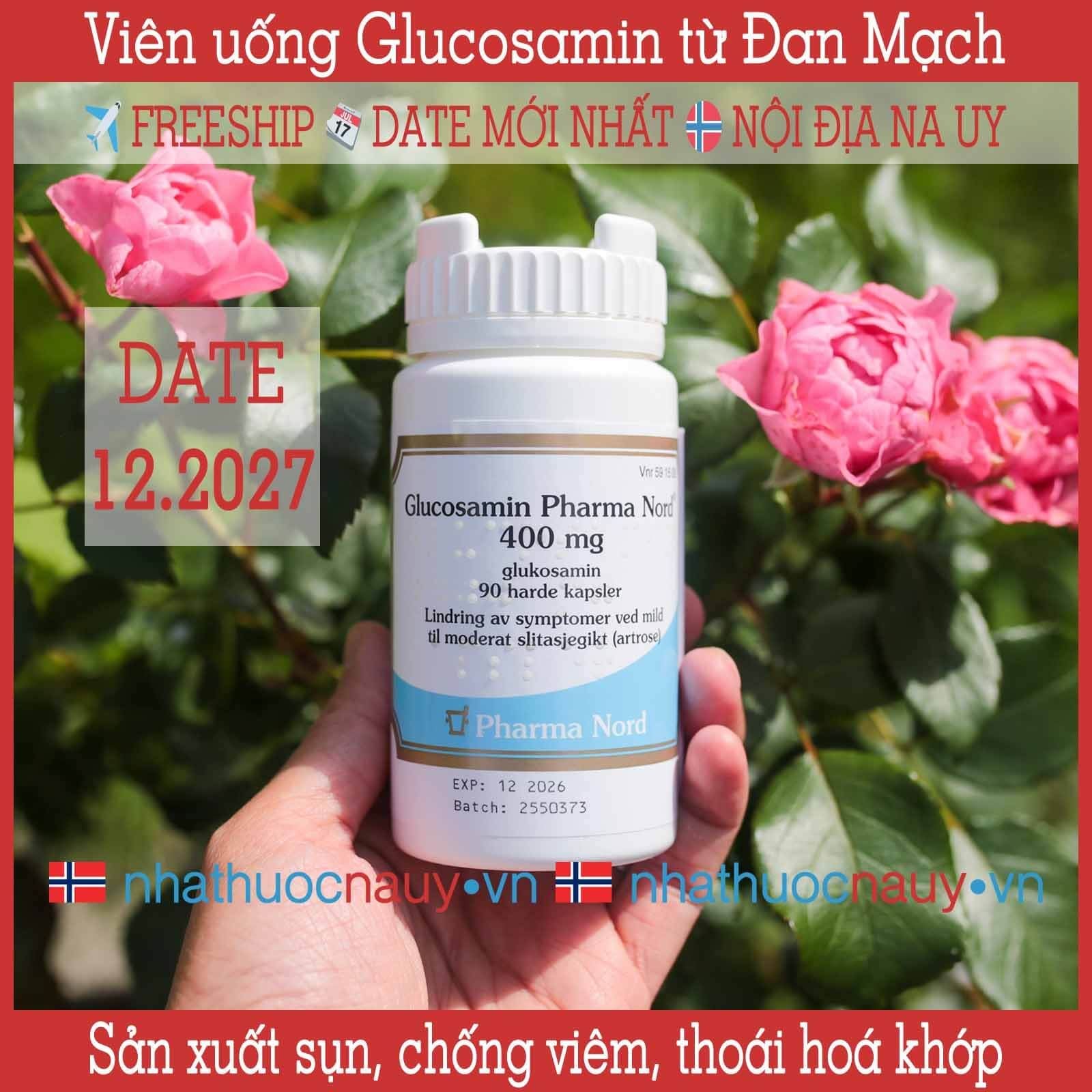  Glucosamin giảm đau khớp 