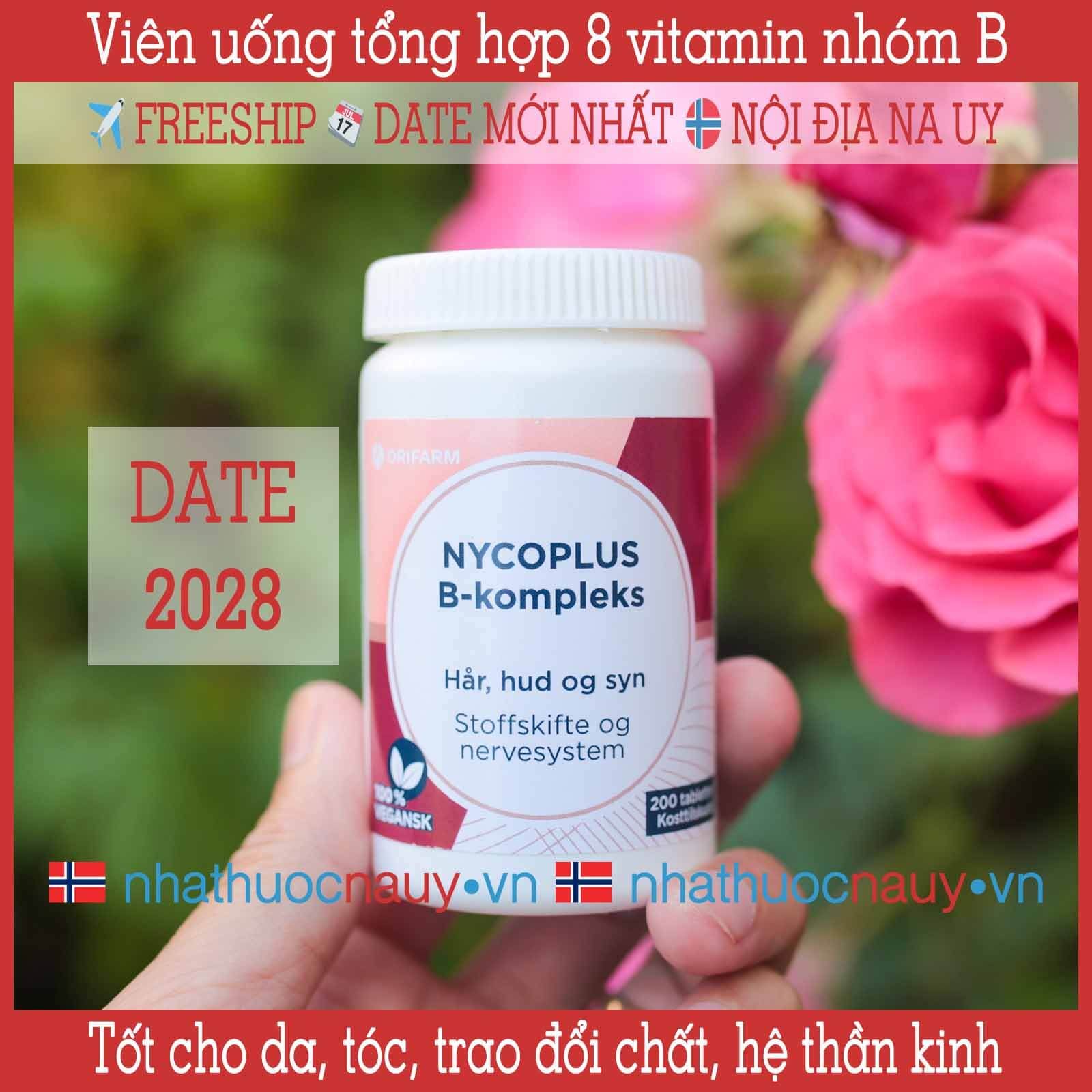  Viên uống 8 vitamin nhóm B | Nycoplus B-kompleks 