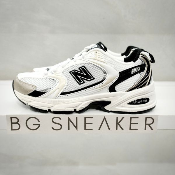  Giày New Balance 530 White & Light Gold Metallic MR530TC 
