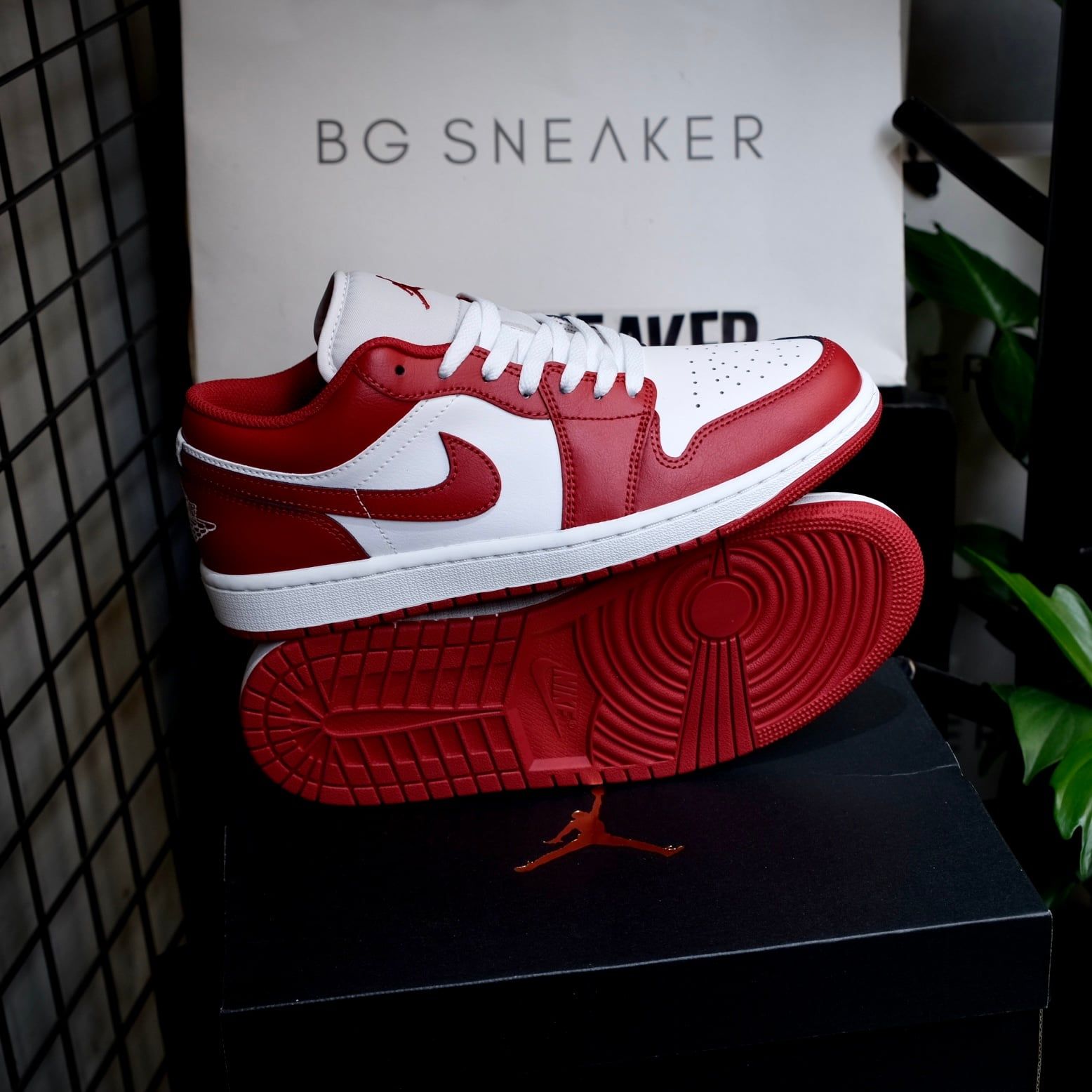  Giày Nike Air Jordan 1 Low ''Varsity Red'' [553558 166] 