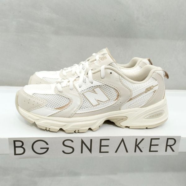 Giày New Balance 530 White Kaki Cream GR530AA 