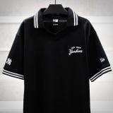  Áo Polo Jersy New Era Black basic Logo NY  19829398 