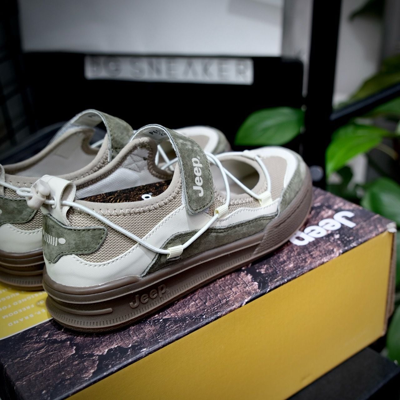  Giày JEEP THE SPIRIT Green Gum  P653W13253 