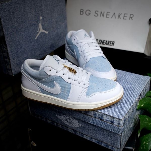  Giày Nike Air Jordan 1 Low SE Worn Blue HQ2004-400 