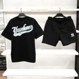  Áo Thun New Era New York Yankees Black Logo Jeans Mono Blue 17784546 