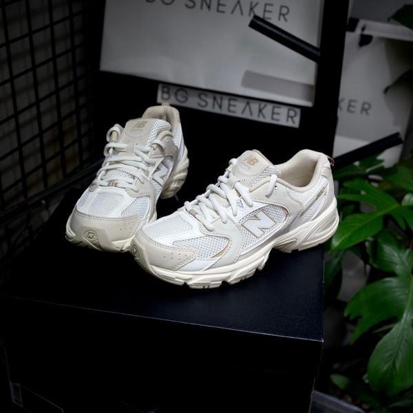  Giày New Balance 530 White Kaki Cream GR530AA 