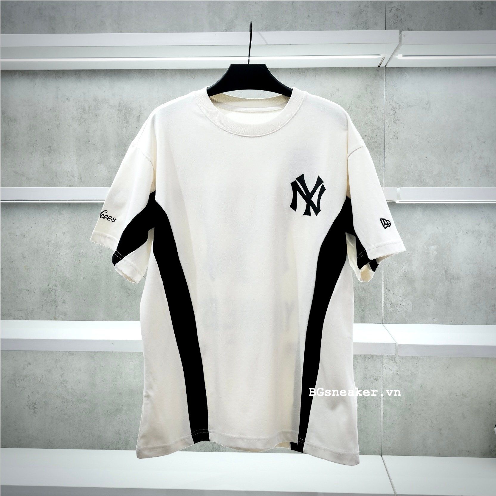  Áo thun New Era NY White Black  19228688 