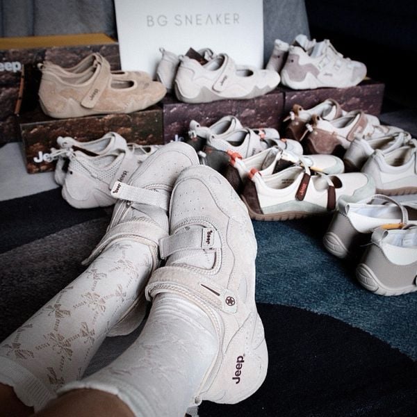  Giày Jeep Outdoor Shoes Women's Low Top Begie [ PX241WAS882 ] 