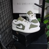  Giày Nike Air Jordan 1 Low SE Medium Olive Sail HV4089-201 