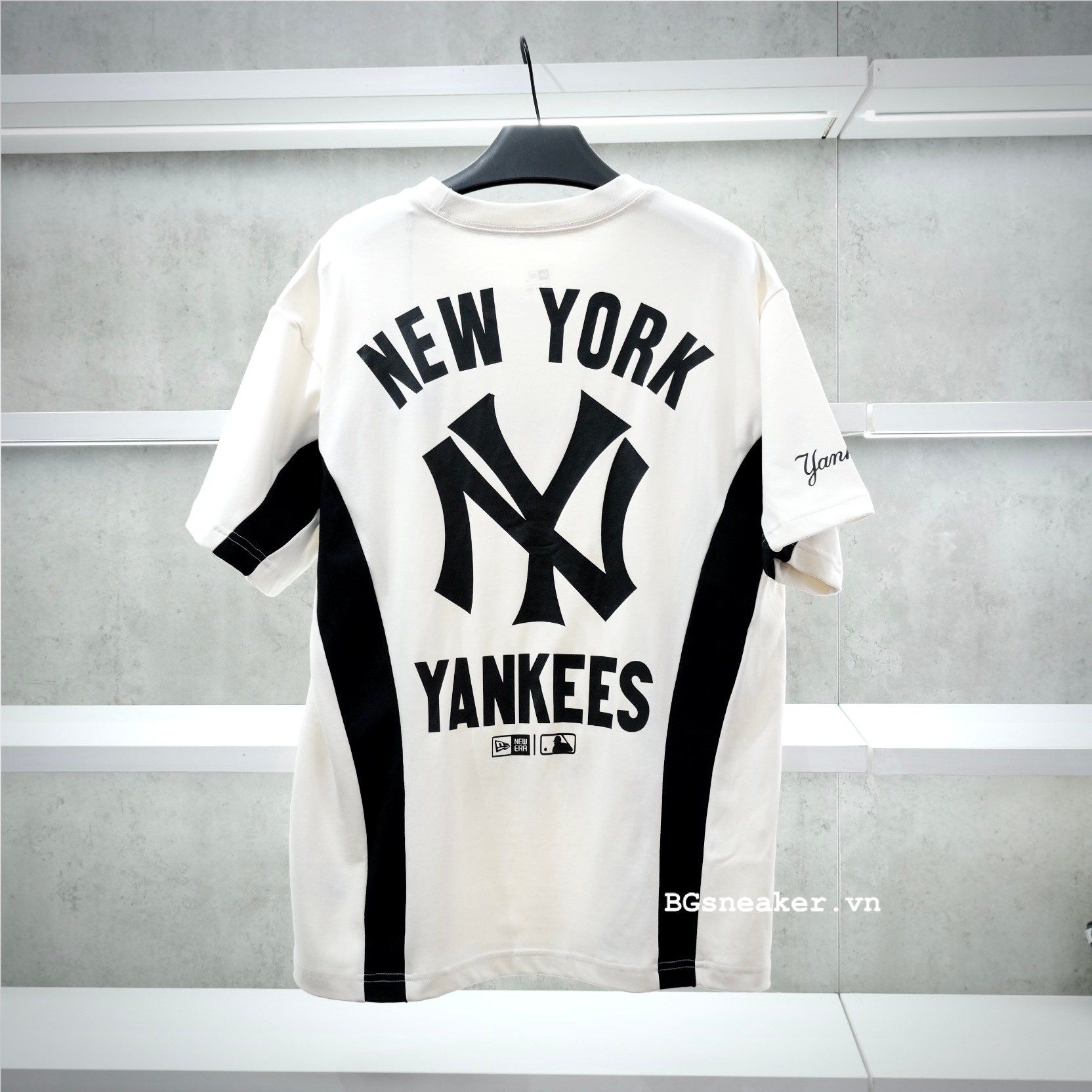  Áo thun New Era NY White Black  19228688 