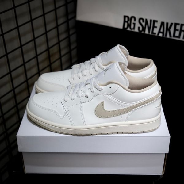  Giày Nike Air Jordan 1 Low Sail Tan  DC0774-112 