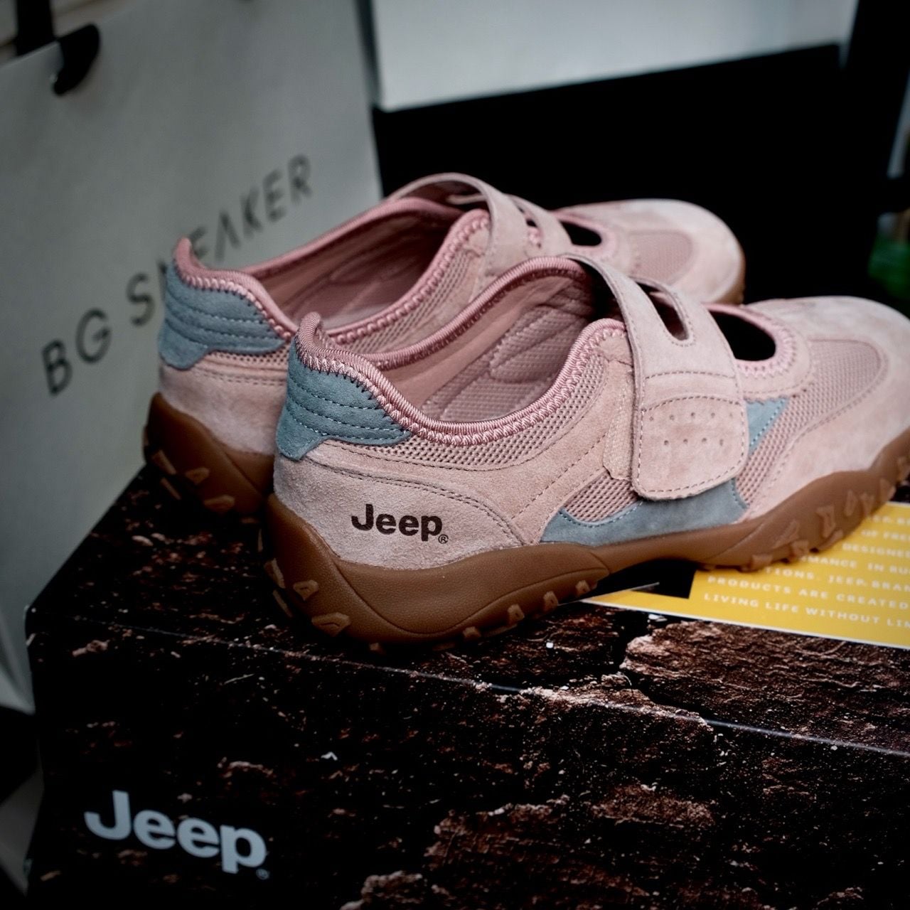  GIÀY JEEP MARY JANE BALLET PINK  P654W13264 