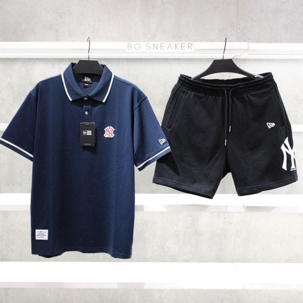 Áo Polo New Era Navy basic Logo NY red 14529249 