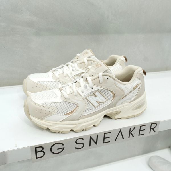  Giày New Balance 530 White Kaki Cream GR530AA 