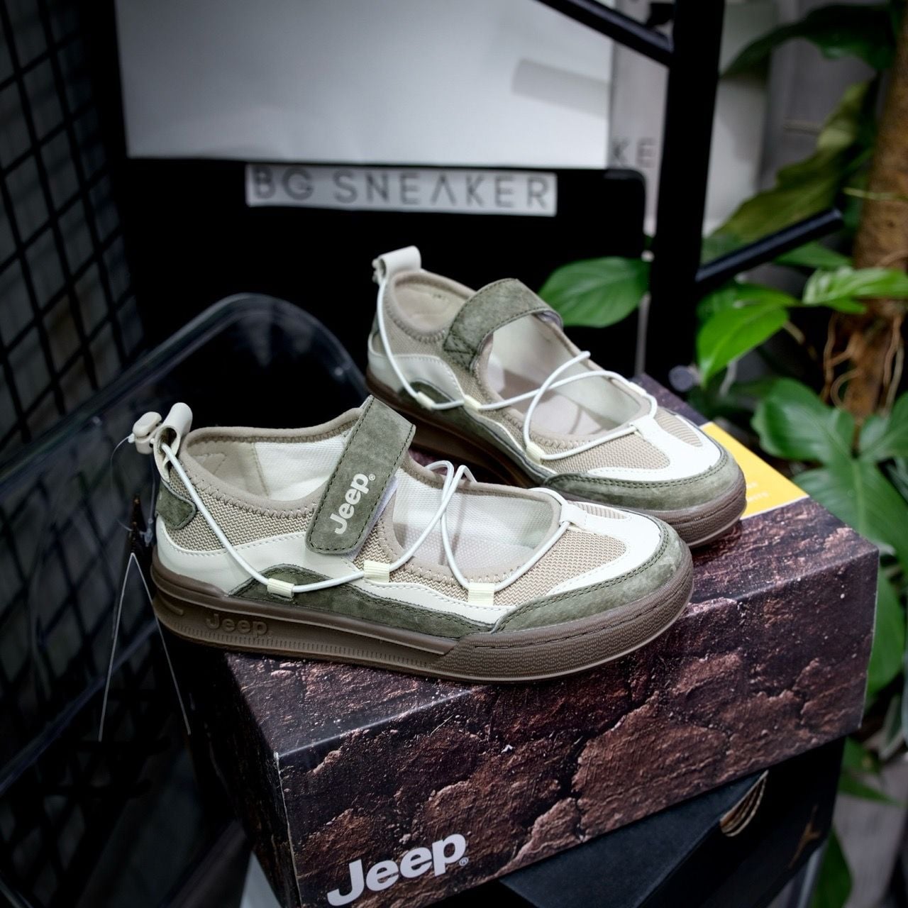  Giày JEEP THE SPIRIT Green Gum  P653W13253 