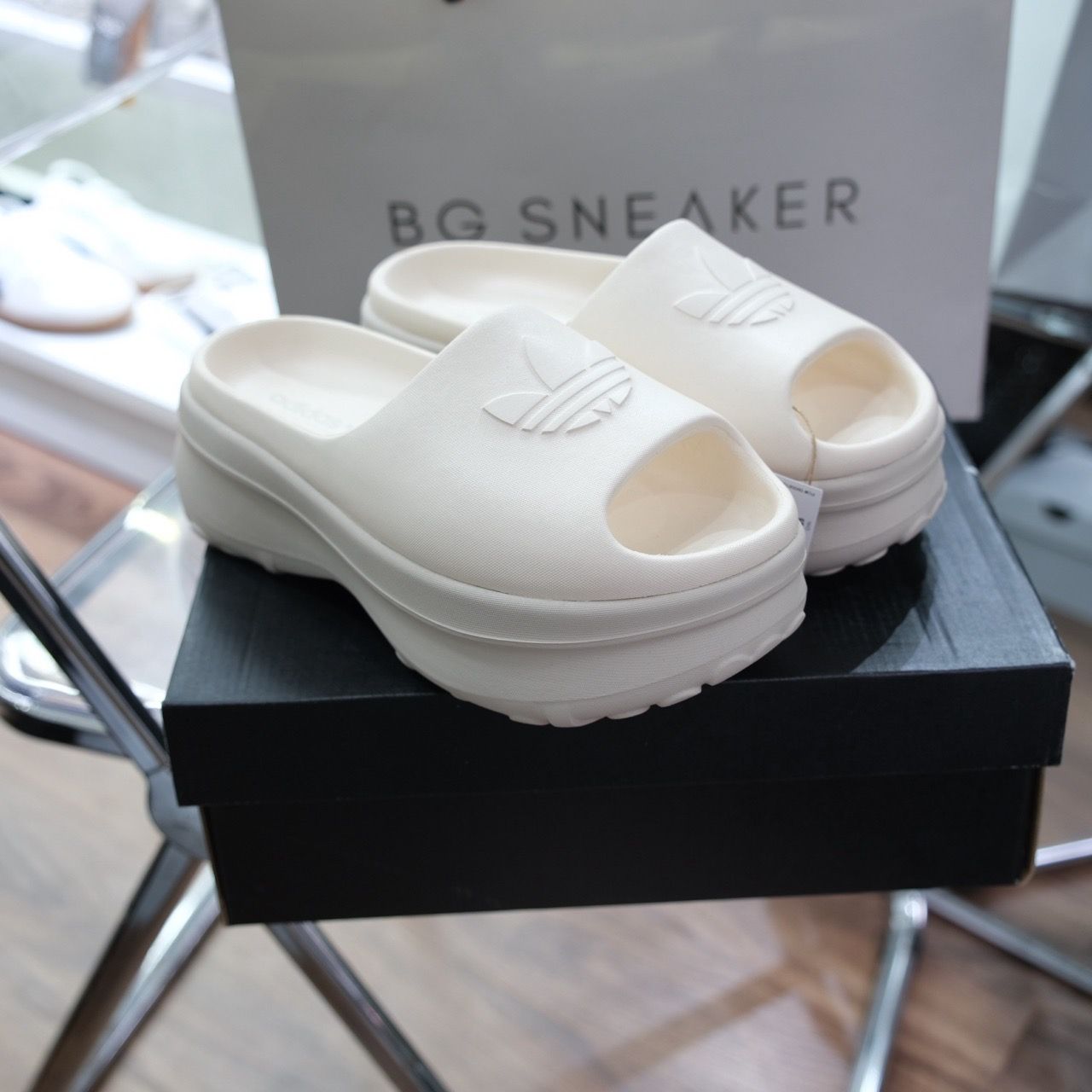  Dép Adidas Adifom Stan Smith ''Wonder White Alumina'' [JR6297] 