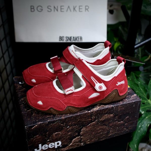  Giày Jeep Outdoor Shoes Women's Low Top Red  PX241WAS882 