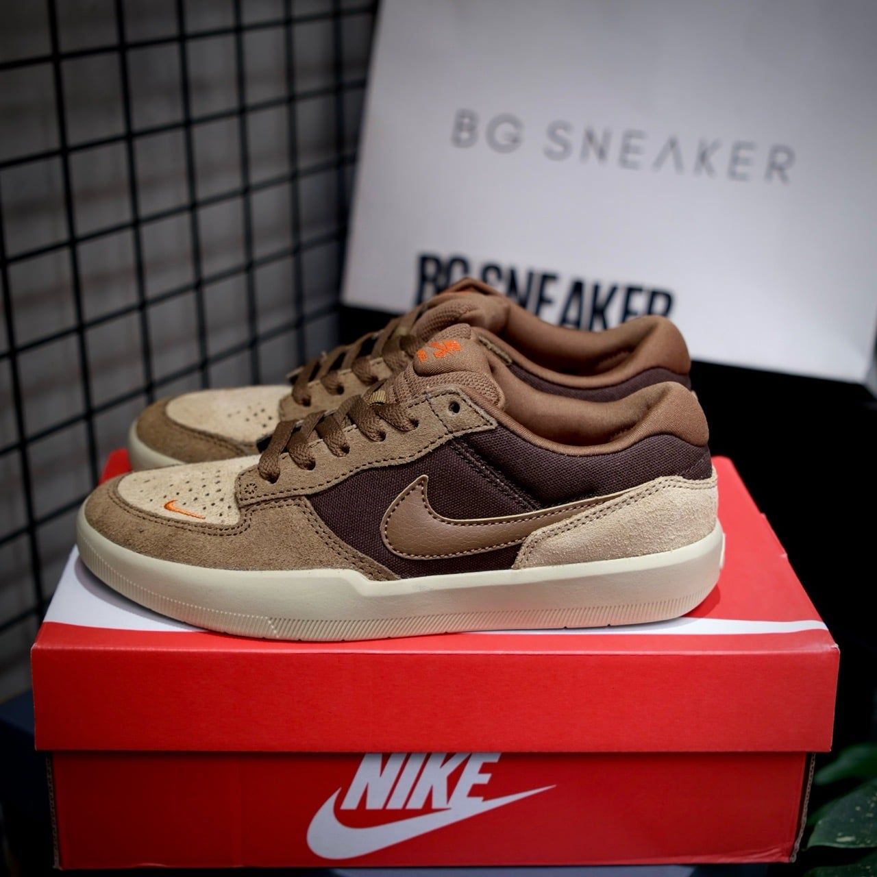  Giày Nike SB Force 58  Brown DV5477 201 