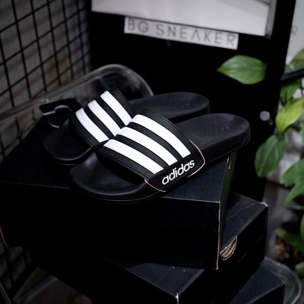  DÉP ADIDAS ADILETTE SHOWER BLACK WHITE GZ5922 
