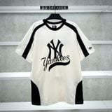  Áo thun New Era  Yankees Cream Black 12224586 