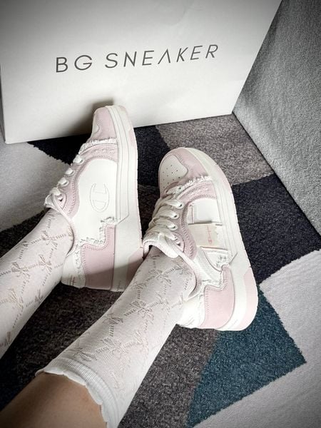  Giày Champion Low-Top Skateboard Shoes Unisex Baby Pink U5AFCTU28K5 