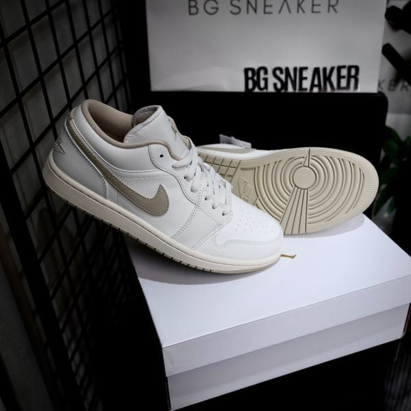  Giày Nike Air Jordan 1 Low Sail Tan  DC0774-112 
