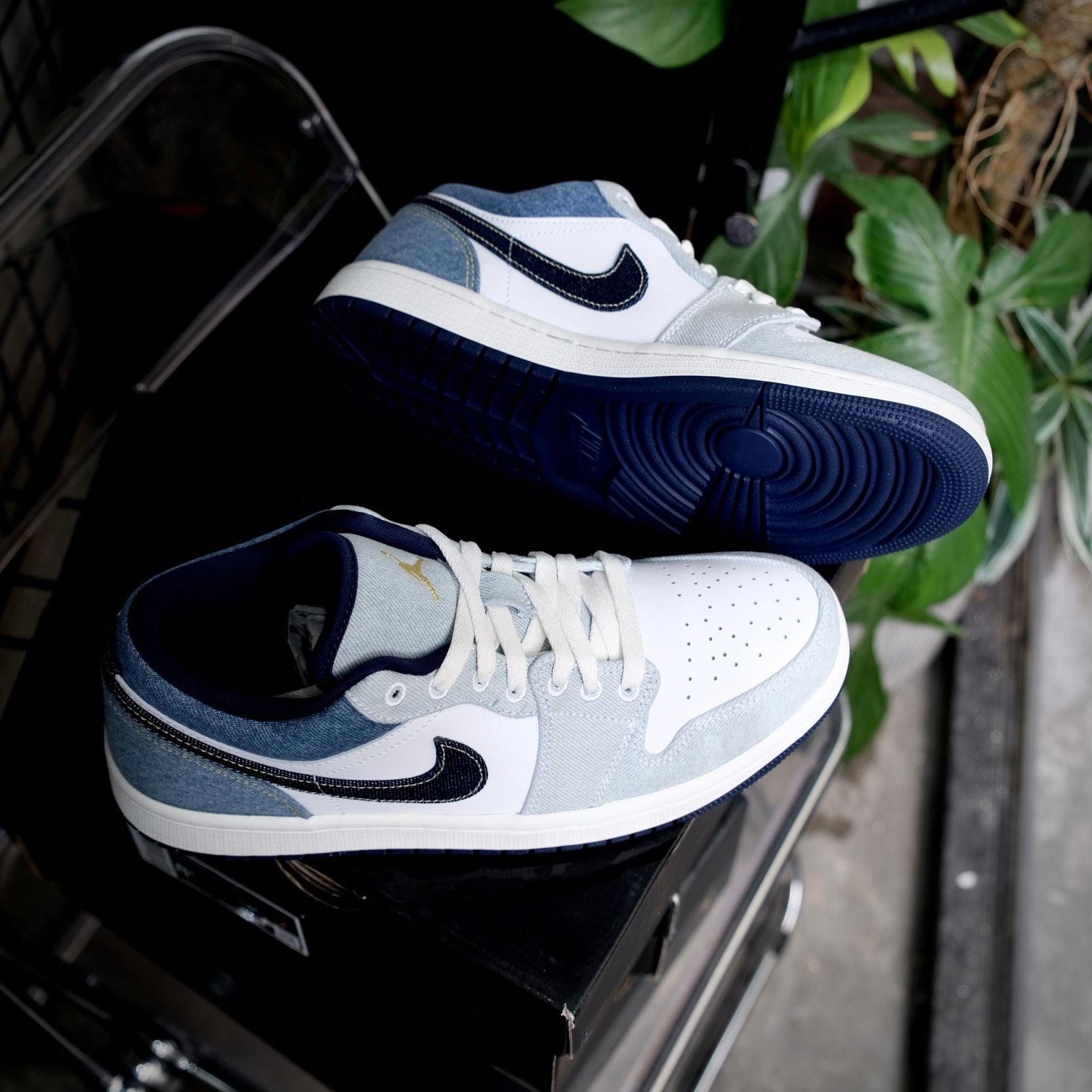  Giày Nike Air Jordan 1 Low SE Light Denim IH0648-141 