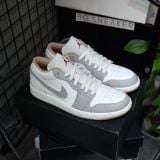  Giày Nike Air Jordan 1 Low ‘Red College Grey’ 553558-169 