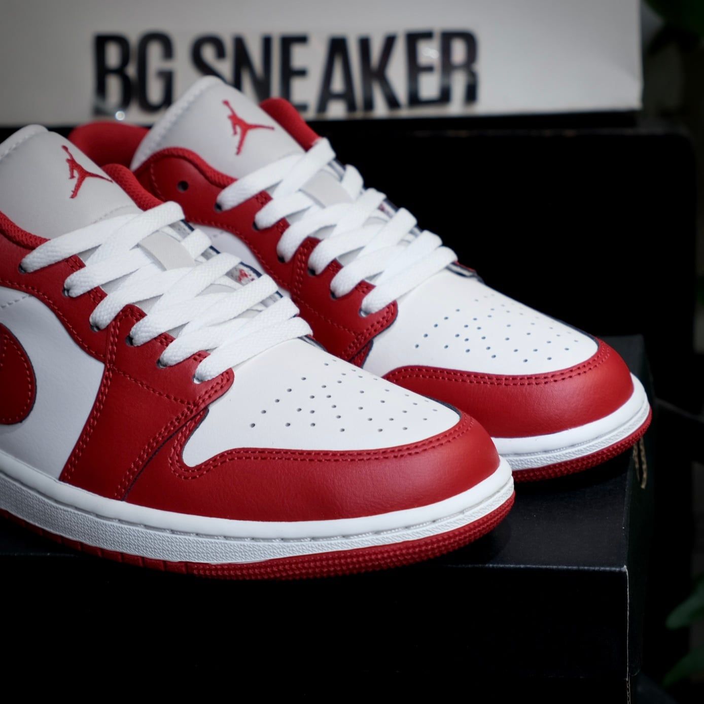  Giày Nike Air Jordan 1 Low ''Varsity Red'' [553558 166] 