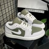  Giày Nike Air Jordan 1 Low SE Medium Olive Sail HV4089-201 