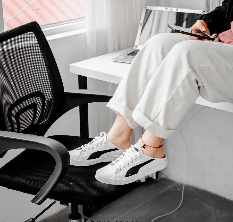  Giày Puma Bari Mule 'White' [371318 02] 